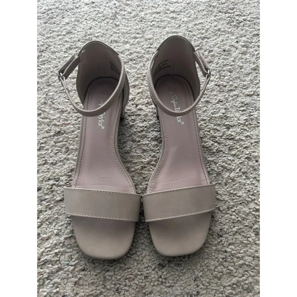 Sophia Taylor Sandal Heels Girls Size 4.5 (women’s size 6)